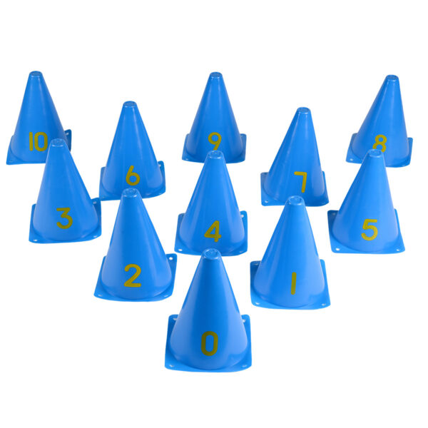Plots de marquage numérotés pour entraînement 1