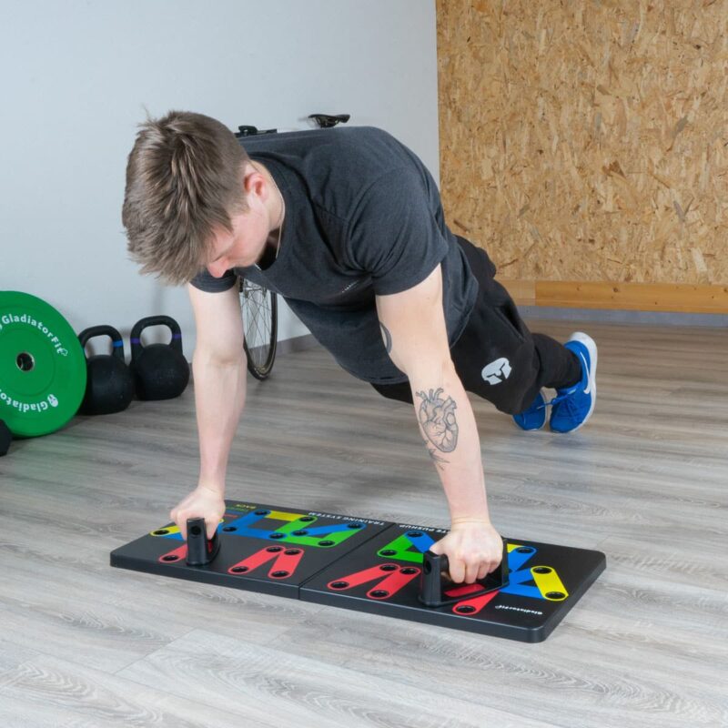 Planche pour pompes "Push Up Board" multifonctions GladiatorFit - vue 5