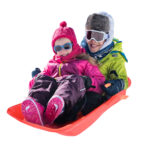 Luge enfant 2 places avec freins - vue 2
