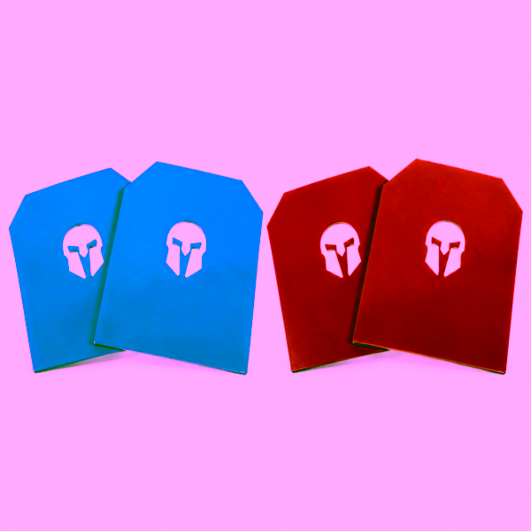 Plaques droites en acier pour gilet lesté GladiatorFit (lot de 2)