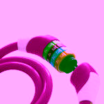 Câble antivol cadenas à code pour enfants Omada - vue 4