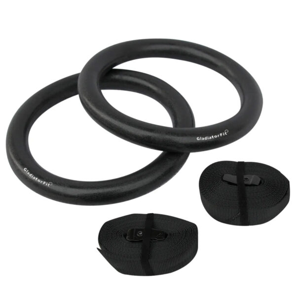 Anneaux de gymnastique - crosstraining Ø 28mm en plastique GladiatorFit