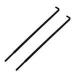 Barres de sécurité en acier pour rig et rack GladiatorFit (lot de 2) - vue 1