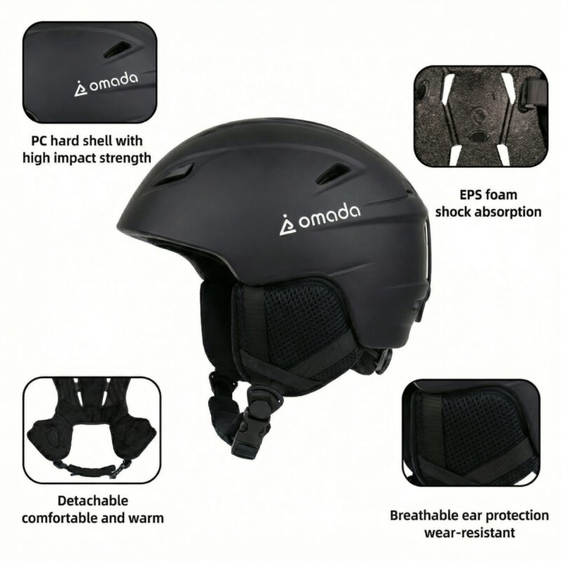 Casque pour ski - snowboard adulte et enfant Omada - vue 2