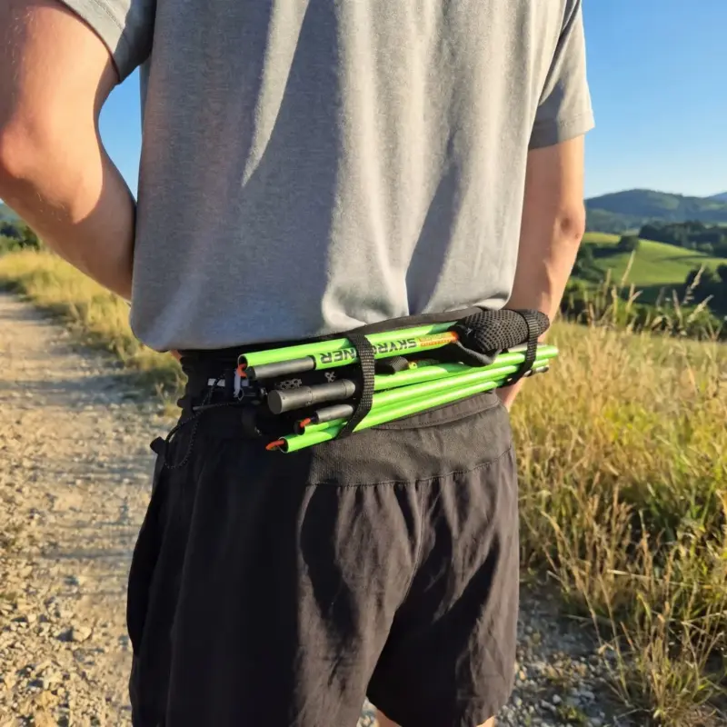 Ceinture hydratation trail running porte bâton Omada - vue 4