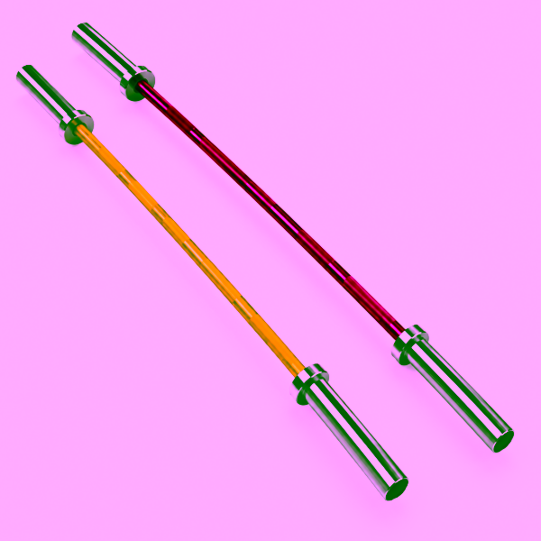 Barre musculation "Barbell" Ø 50mm + 2 stop disques