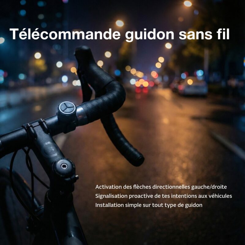 Eclairage Led arrière vélo 60 lumens Omada - vue 5