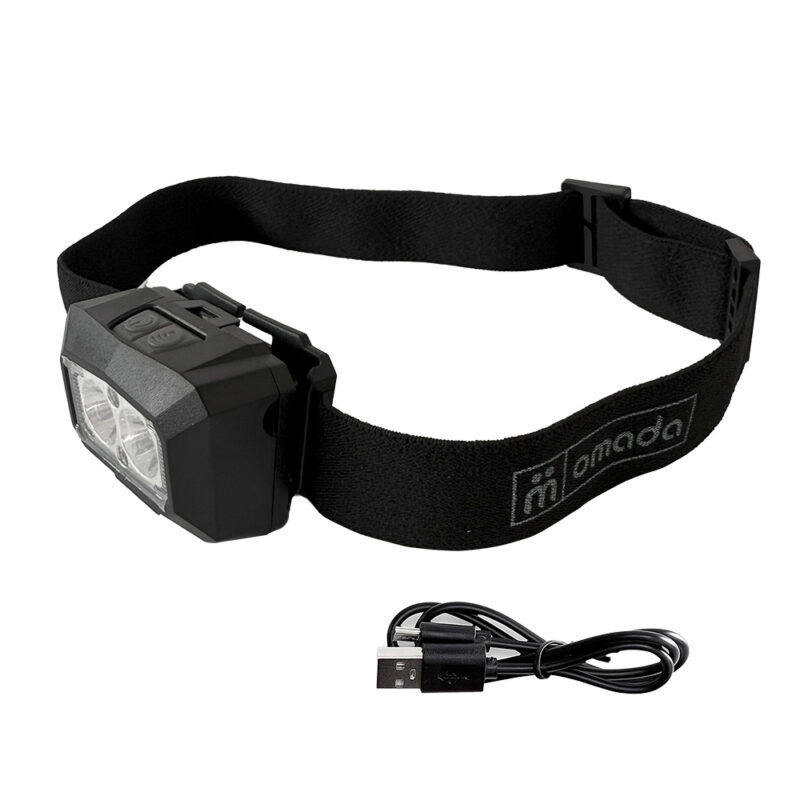 Lampe frontale rechargeable à capteur de mouvement 2 LED Omada - vue 4