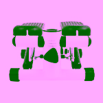 Mini-Stepper d'appartement avec compteur pour fitness et aérobic GladiatorFit - vue 5