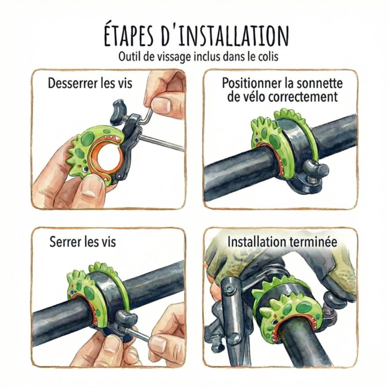 Sonnette vélo enfant Omada - vue 5