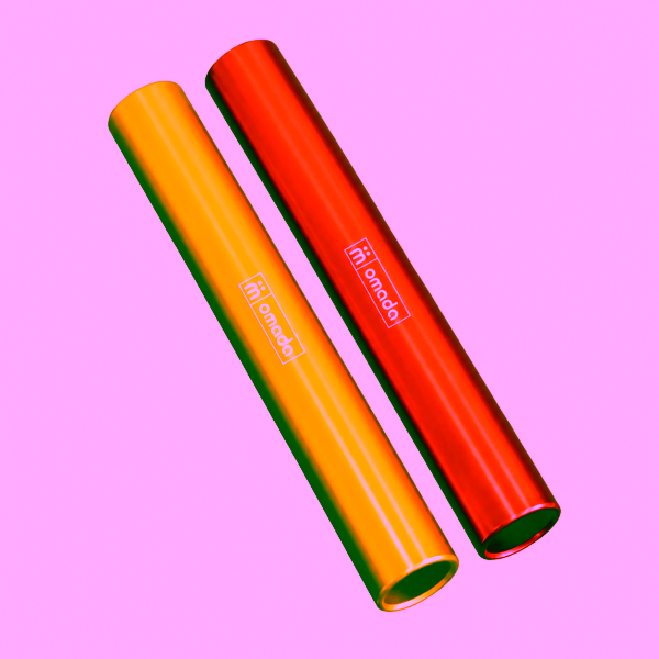 Bâton témoin de relais en aluminium taille junior Ø 30cm Omada
