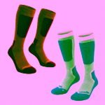 Chaussettes de ski en laine Mérinos adulte Omada - vue 1