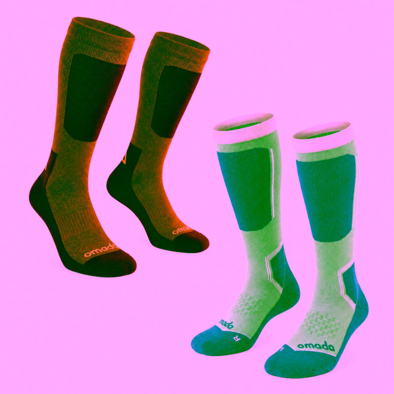 Chaussettes de ski en laine Mérinos adulte Omada - vue 1