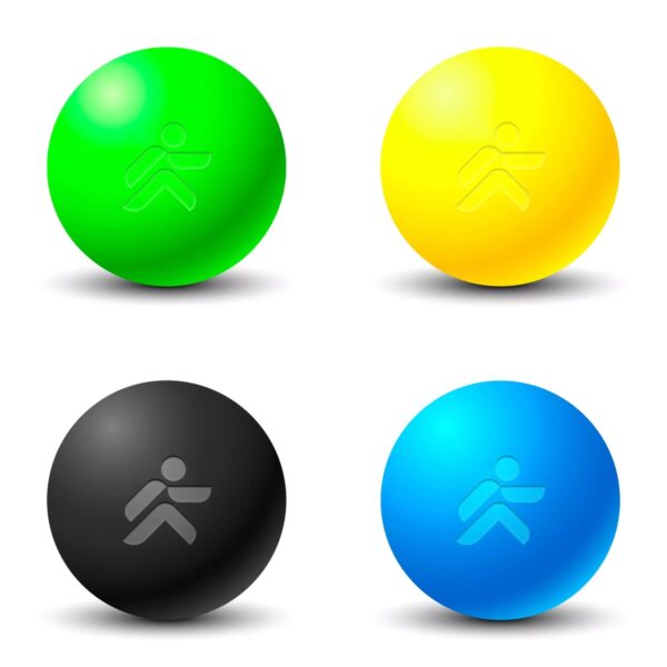 Balle de massage en ébonite Ø 6cm "Foam Ball" JustFit