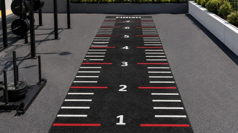 Tapis sled outdoor